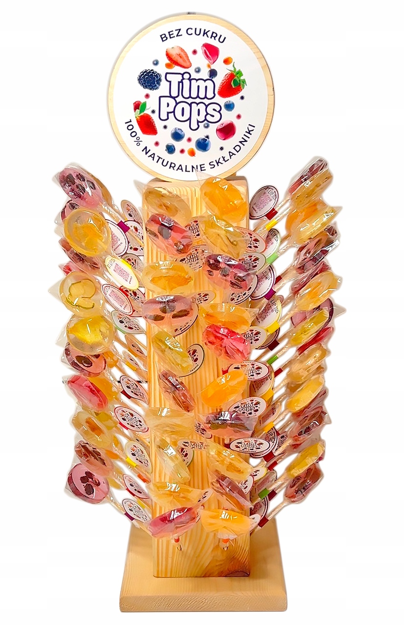 Sada pro prodej lízátek TimPops (110 lízátek stojan)