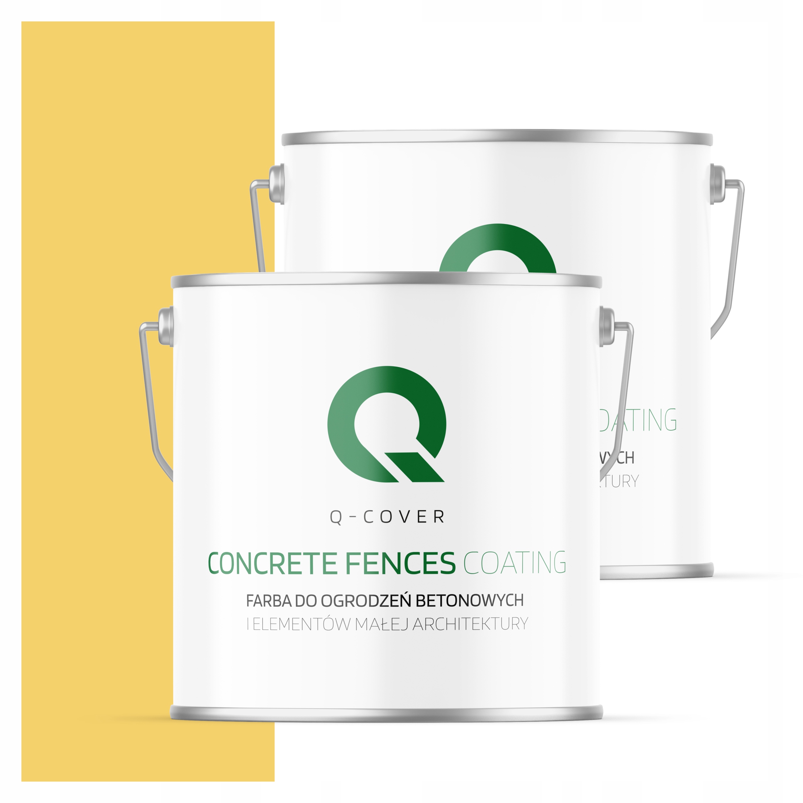 Farba Na Maľovanie Plotov A Betónových Kvetináčov Žltá Citrónová 5 L