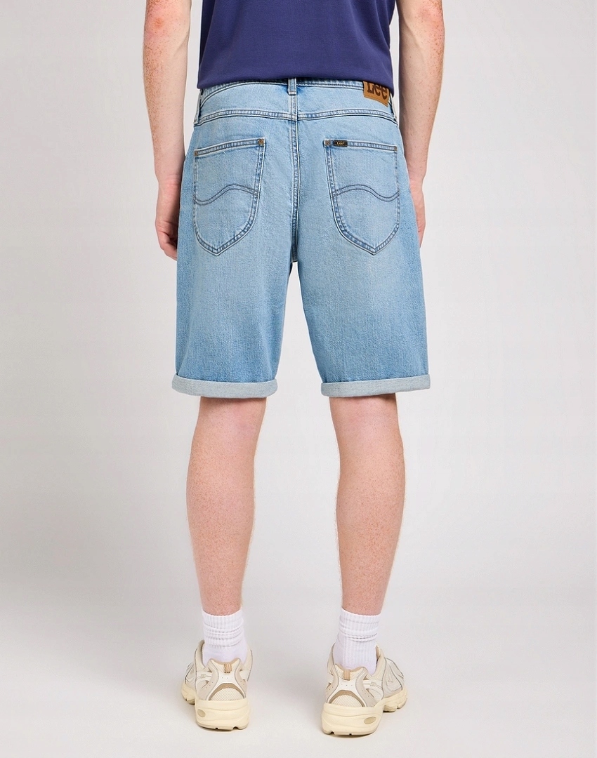 Pánské kraťasy kraťasy Lee 5 Pocket Short Solid Blues 112350162 W30