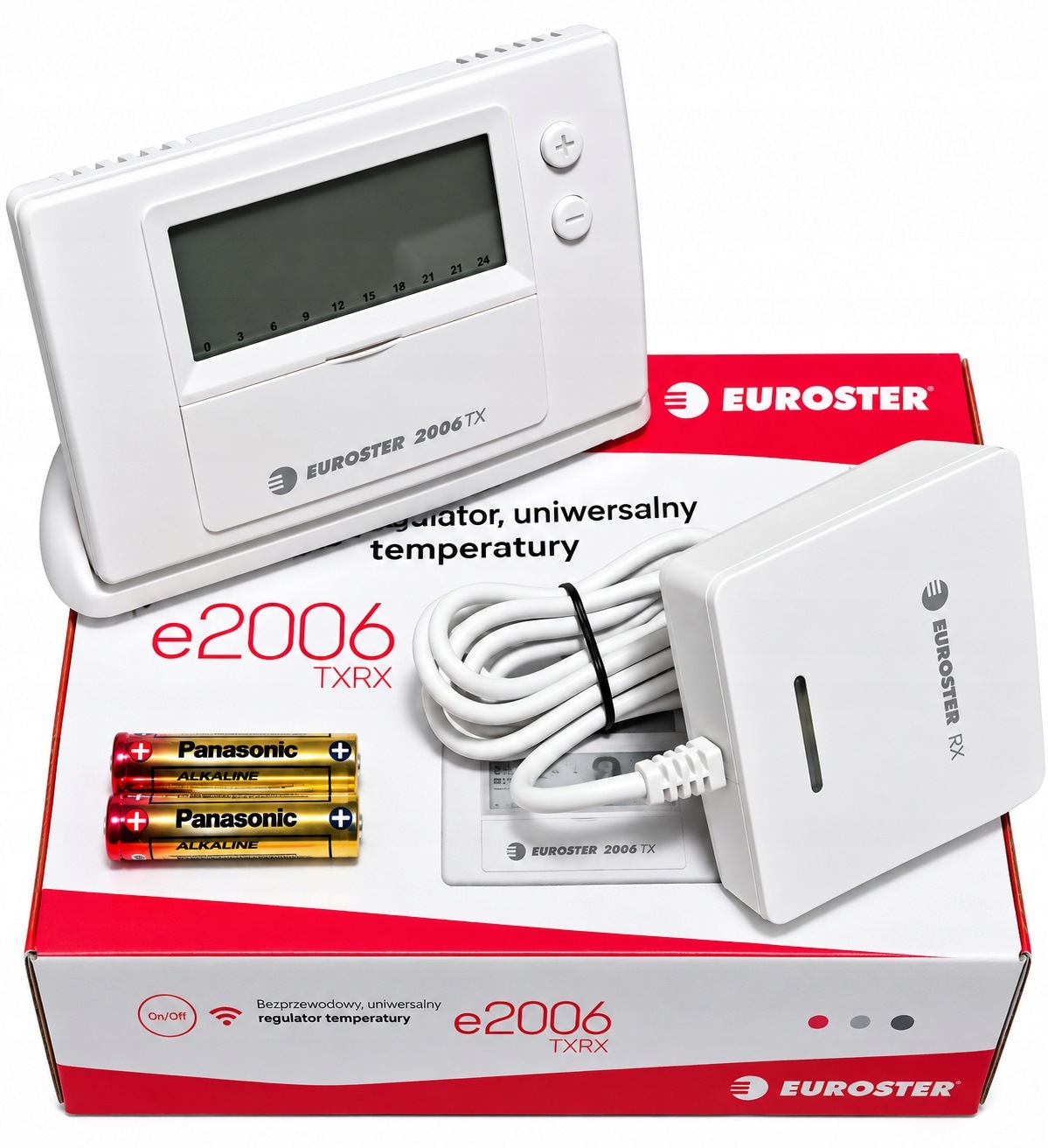 Euroster 2006TXRX Bezdrátový týdenní regulátor Co