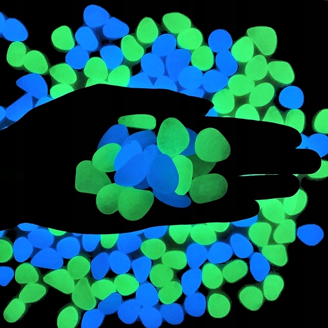 KAMIENIE ŚWIECĄCE W CIEMNOŚCI !!! OZDOBA BALKONU