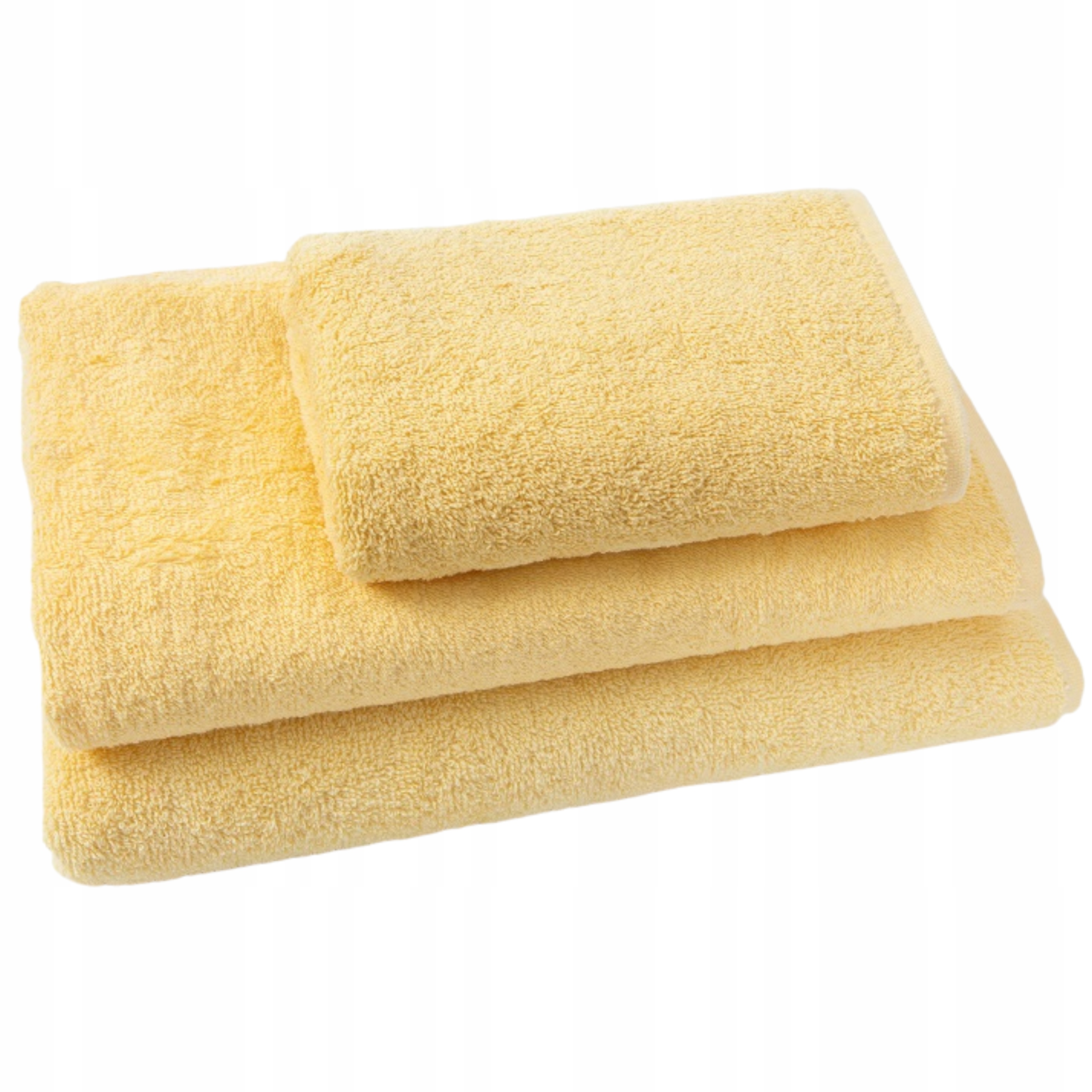 Osuška - Jednoduchá 70x140 cm žltá bavlnená uterák