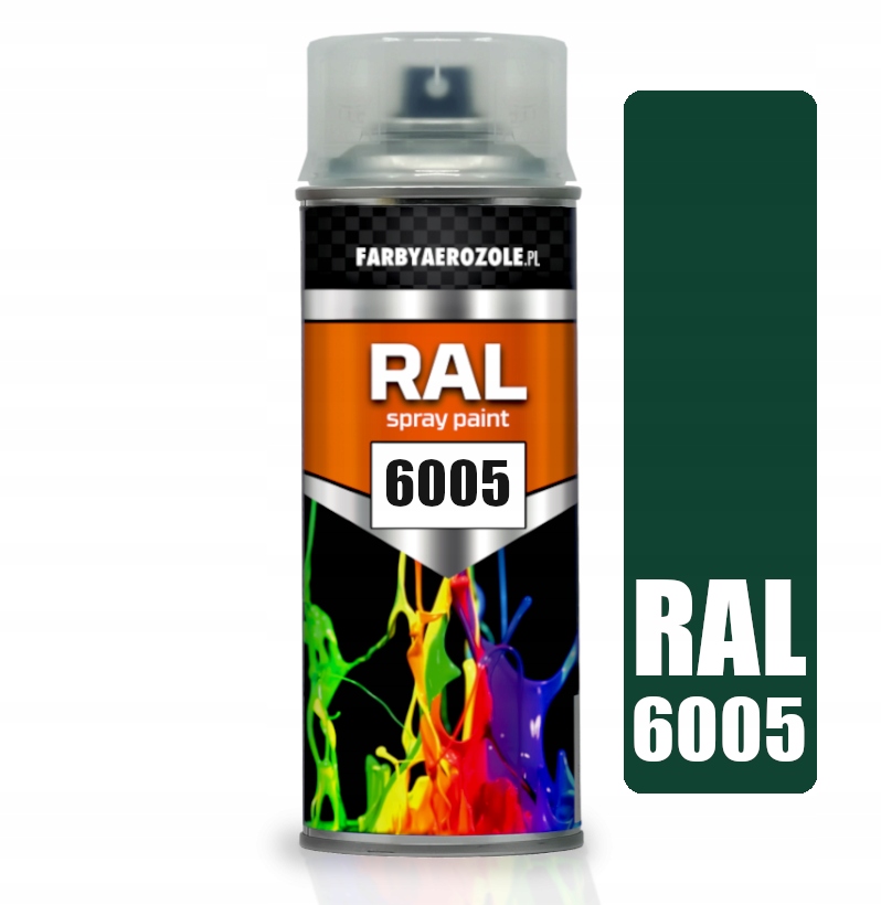 

Lakier Spray Zielony Ral 6005 Mat Matowy 400ML