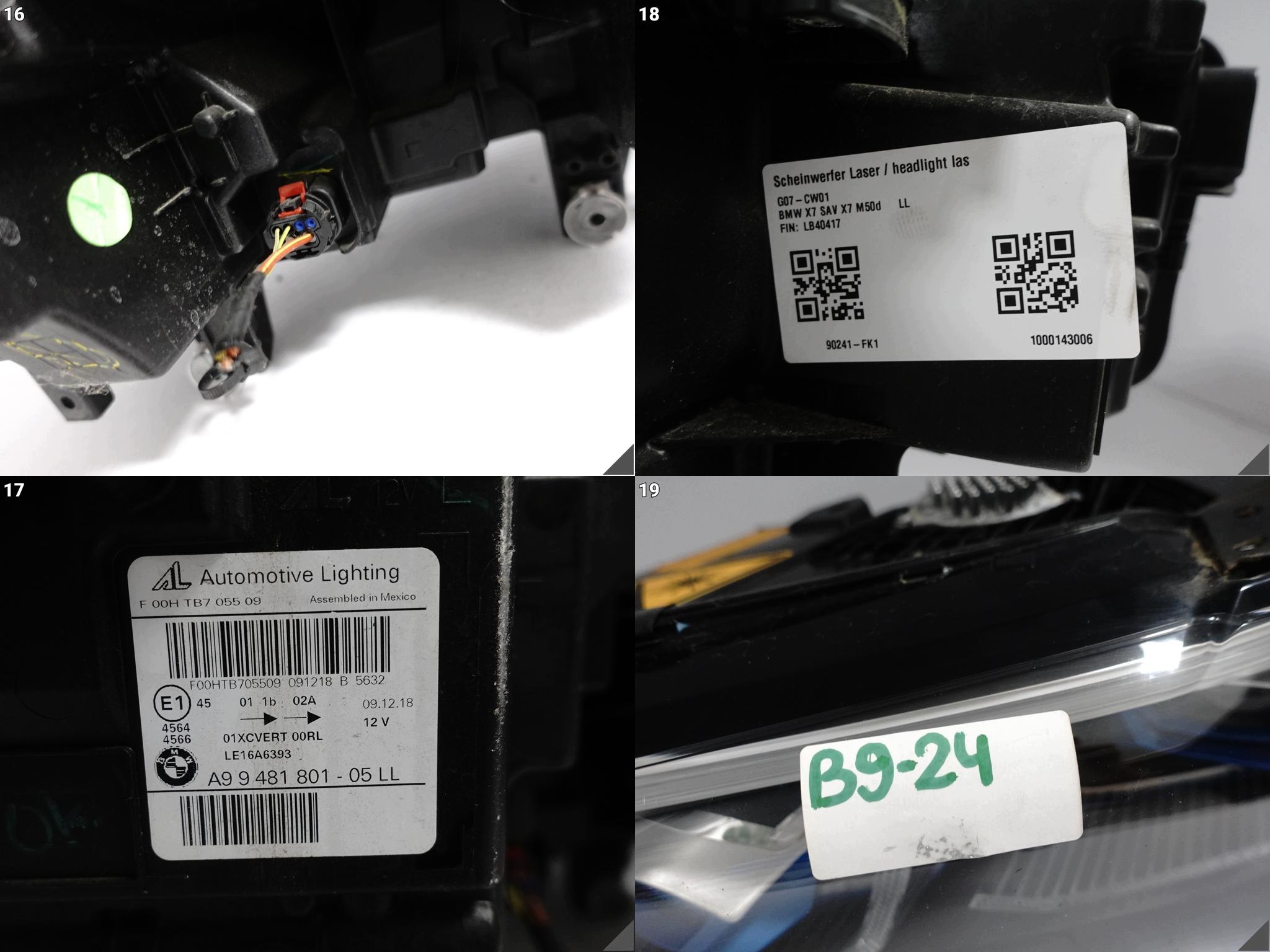 BMW X7 G07 18-22 light + MODULY LASER front left EU complete dismantling