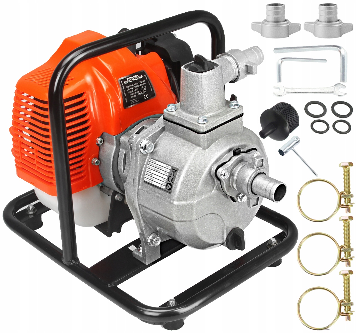 Pompa Spalinowa Do Wody Nawadniania Motopompa Ogrodowa 1" Demon