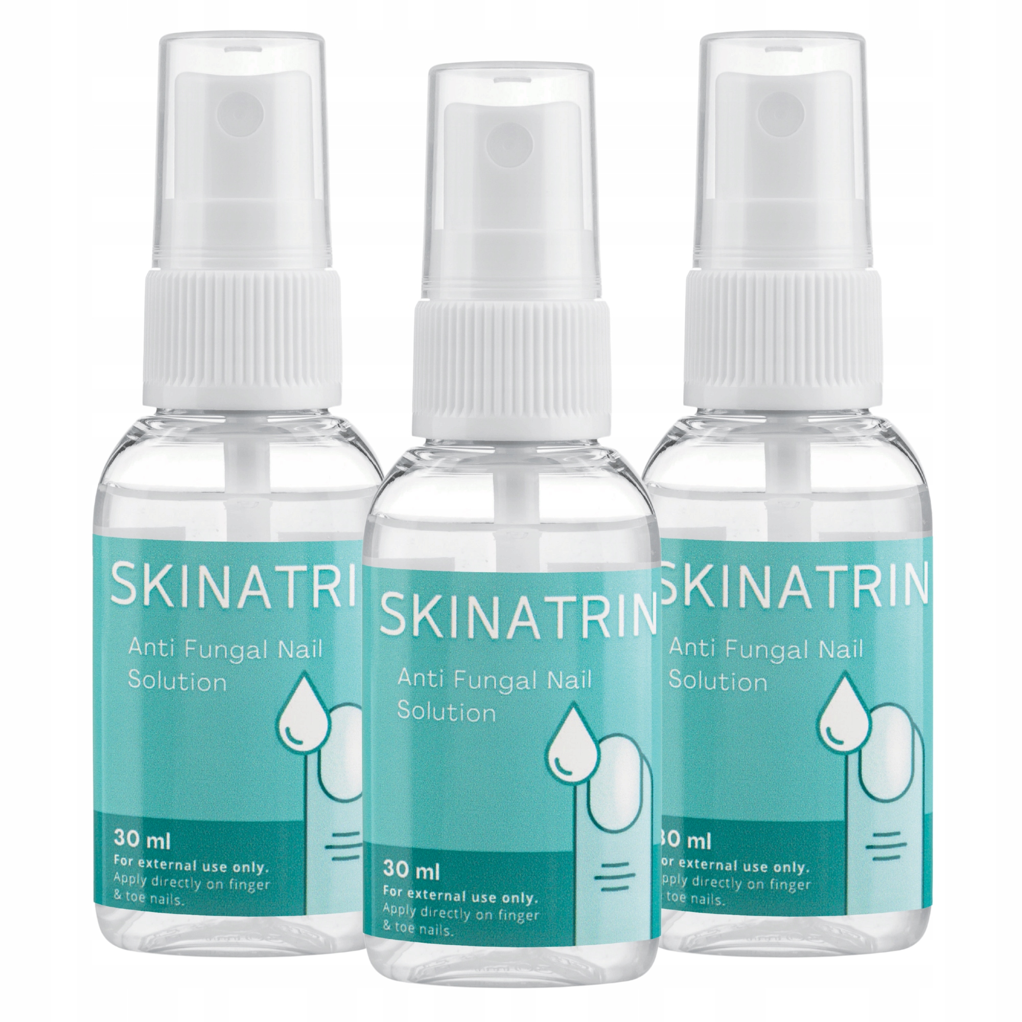3x Skinatrin 30 ml – silný sprej na plíseň nohou a nehtů