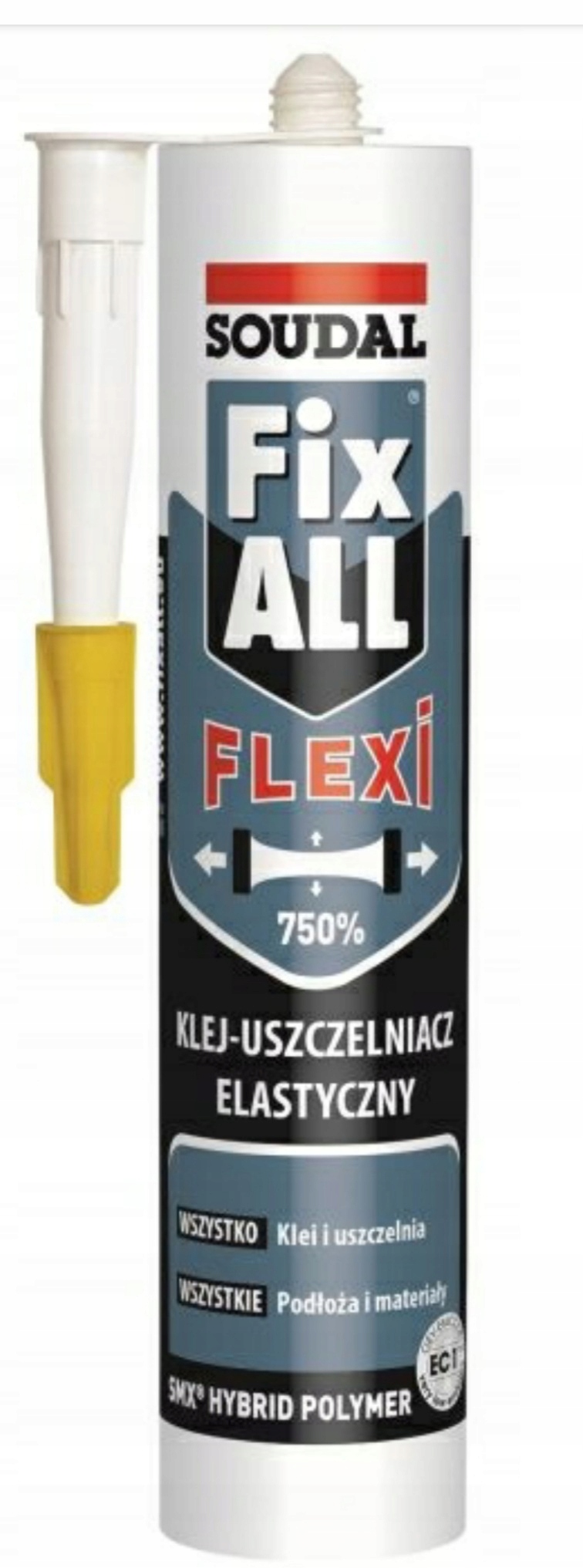 

Soudal Klej Uszczelniacz Fixall Flexi Biały 290ml