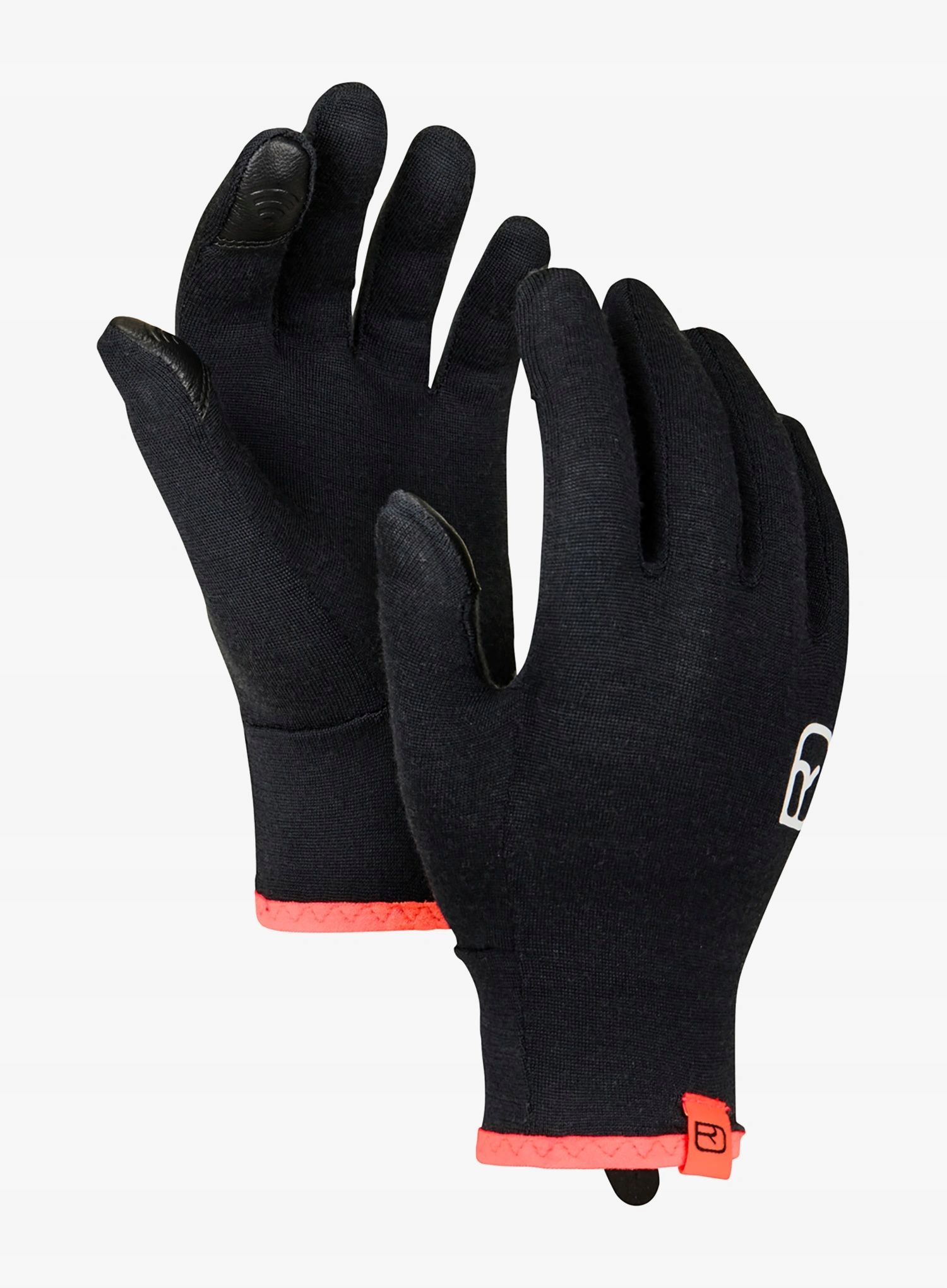 Dámské vlněné rukavice Ortovox 185 Rock'N'Wool Glove Liner raven L