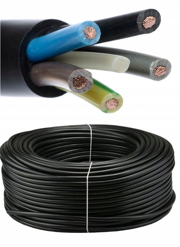 KABEL PRZEWÓD WARSZTATOWY PRĄDOWY OWY 5x1,5 1 m