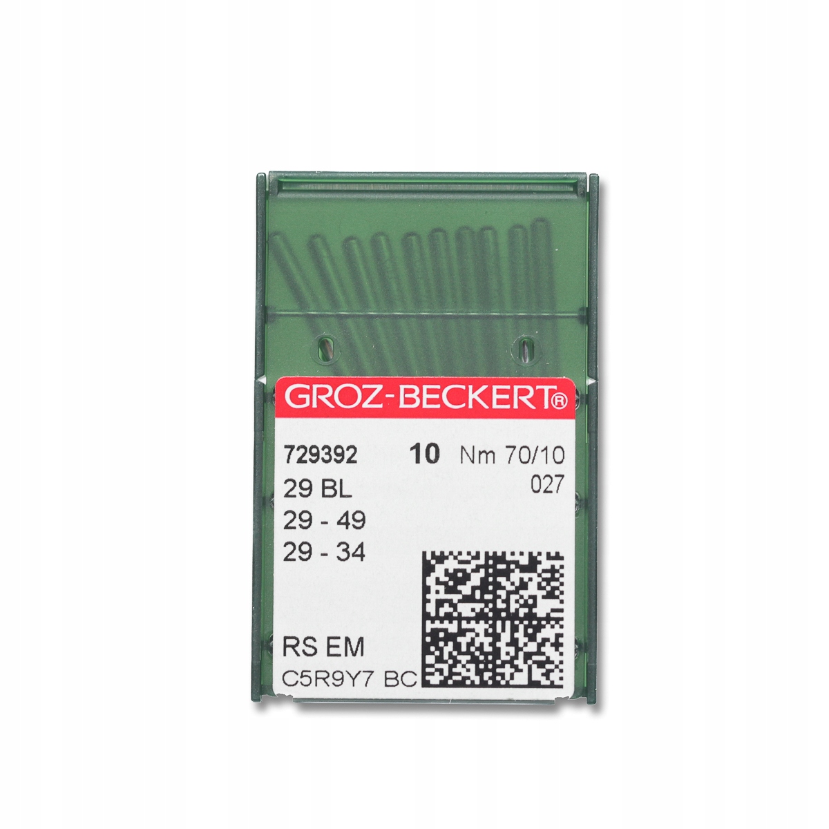 Jehly do stroje podšívky Groz-Bekcert 29 Bl 70 10 Ks