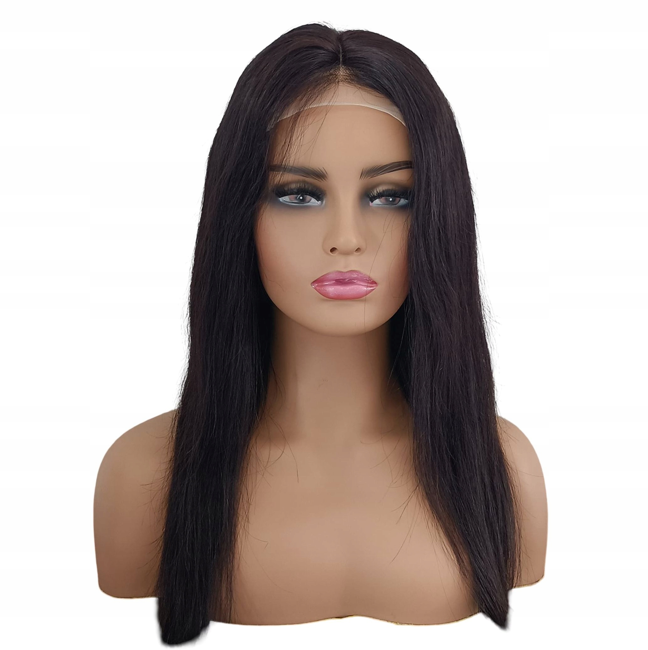 Paruka Lace Front přírodní černá 40/60 cm čepička Bonus