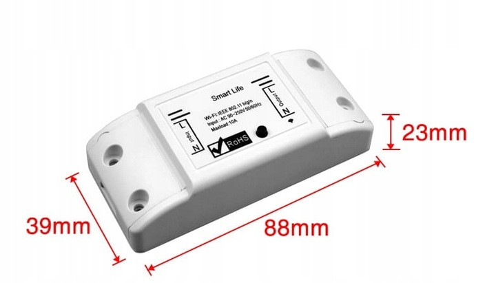 MOES TUYA sterownik włącznik Wi-Fi Smart Switch 16A MS-101 gniazdko światło Marka Moes