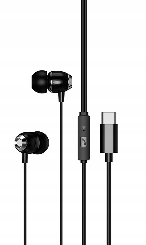 

Słuchawki Usb-c z Mikrofonem do Telefonu Czarne Xo