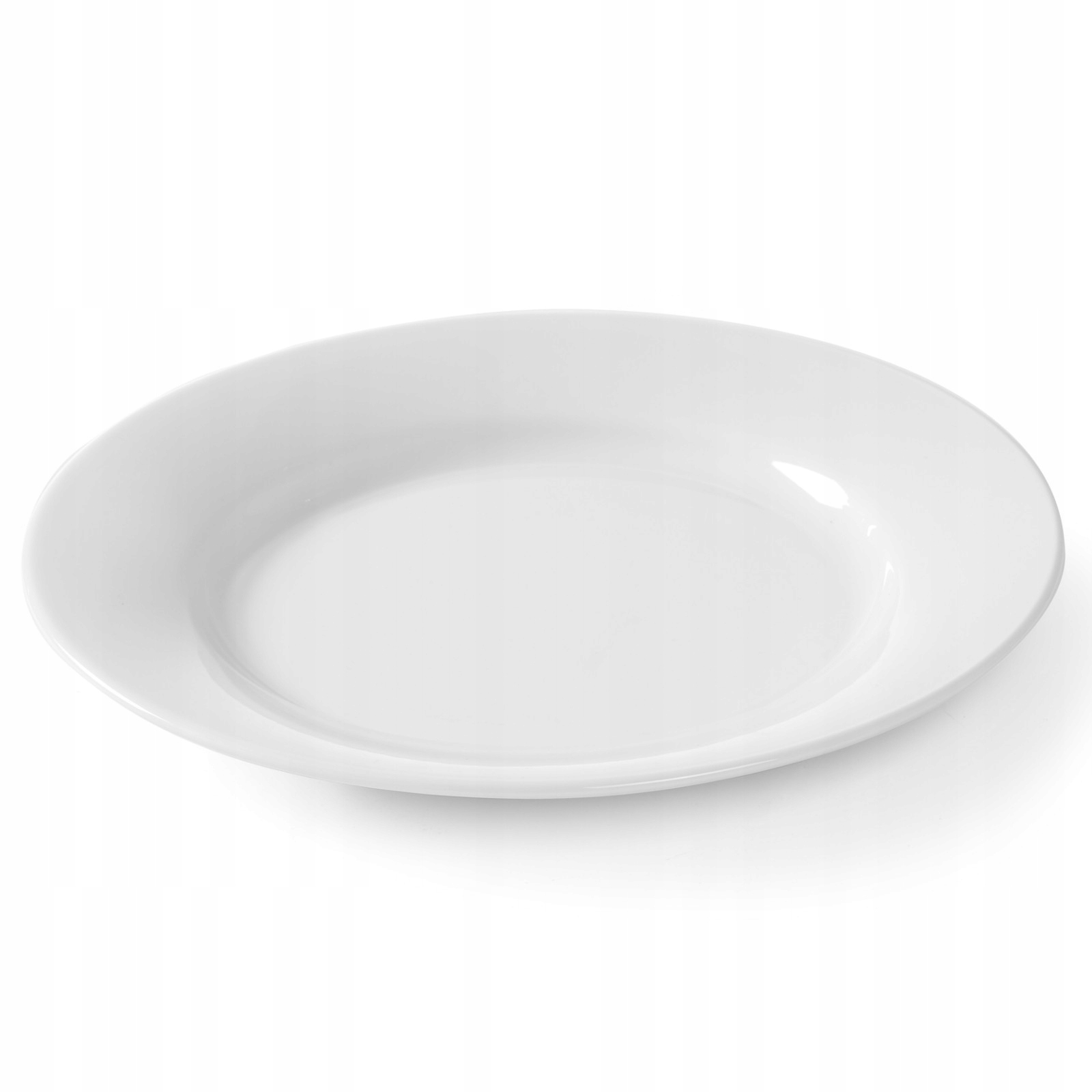 Tanier Optima biely porcelán, priemer 300 mm, sada 6ks Hendi 770894