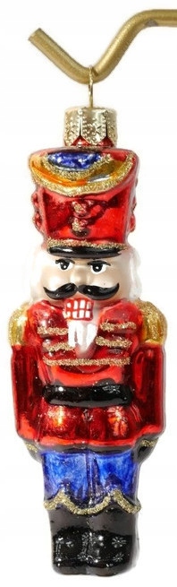 

Bombka szklana ręczn. malowana Dziadek do Orzechów