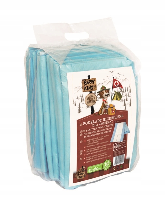 

Podkłady higieniczne dla Psów 45x60cm 10szt.