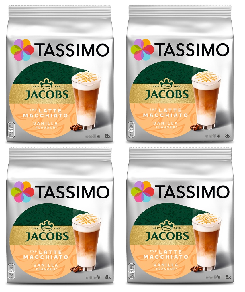 Kapsułki do Tassimo Jacobs Latte Macchiato Vanilla 64 szt.