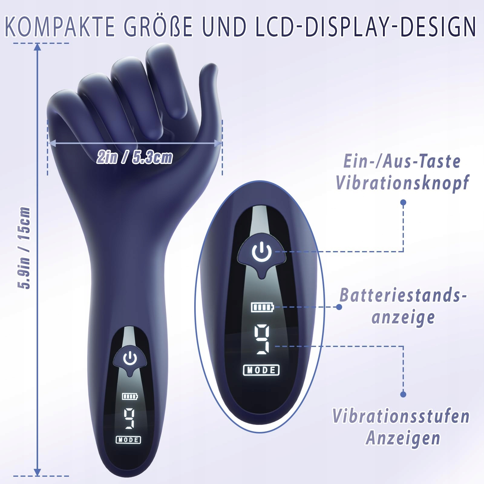 MASTURBATOR Dla Mężczyzn Trener Penisa Stymulacja Erekcji LCD Wyświetlacz — miniatura 4