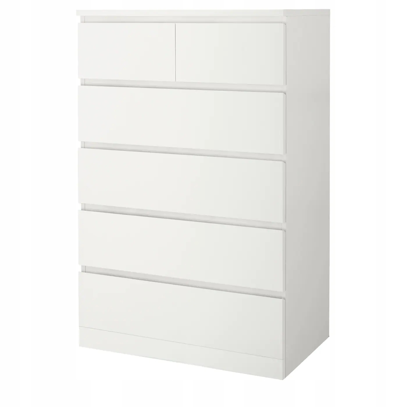 Ikea Malm komoda 6 szuflad 80x123 cm Biały
