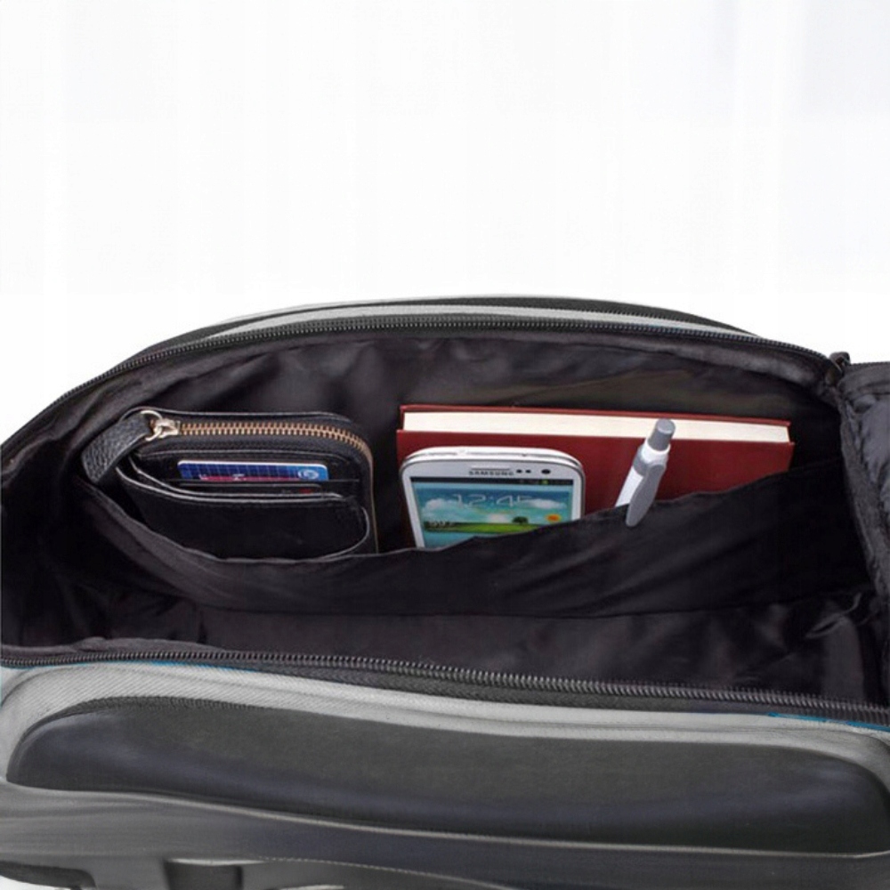 SAKWA I KUFER TORBA PLECAK TOREBKA SASZETKA PLECAK ROWER RAMIĘ BAGAŻNIK 15L Wysokość 18 cm