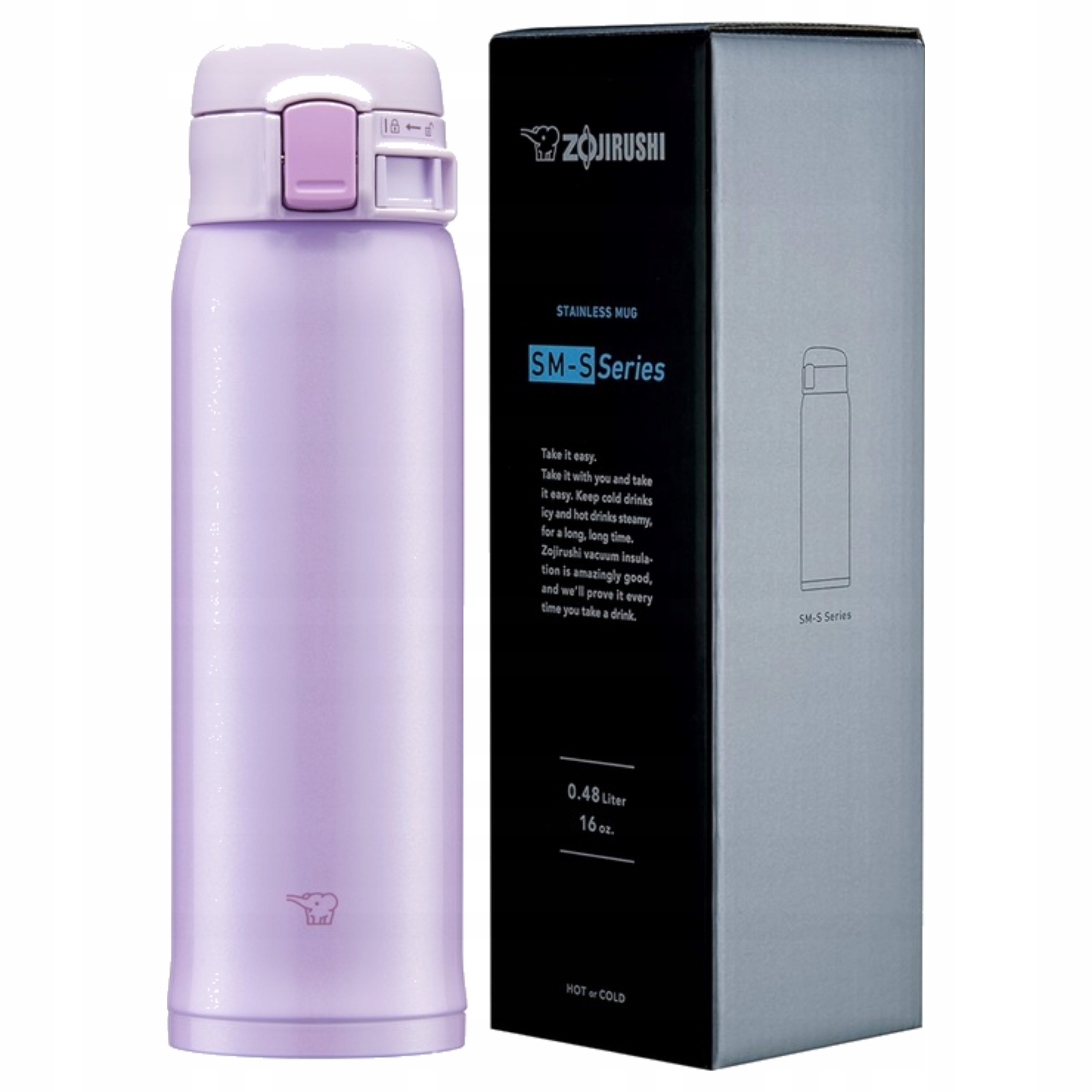 Zojirushi SM-SR48E-VP 480 ml fialový vakuový Termohrnek