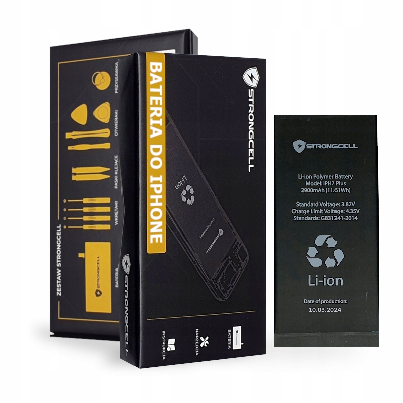Bateria iPhone 7 Plus, A1661, A1784, 03.2024r
