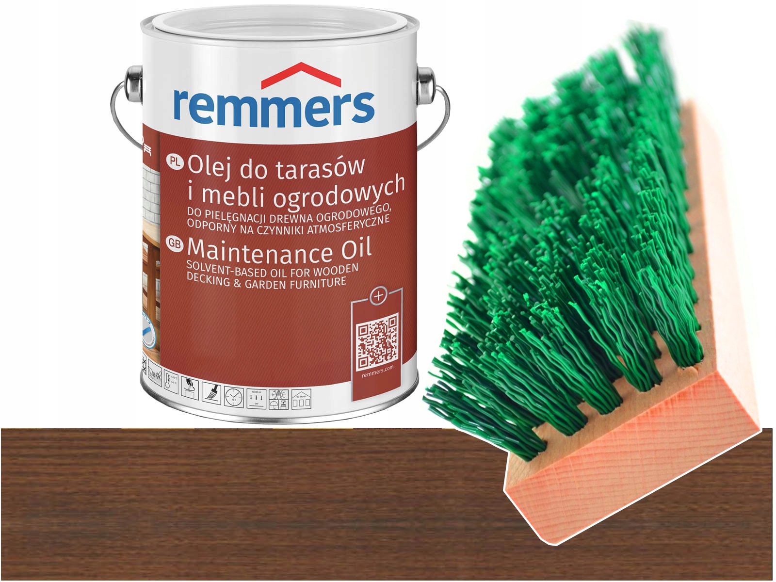 

Remmers Pflege-ol olej do drewna tarasu 10L Orzech
