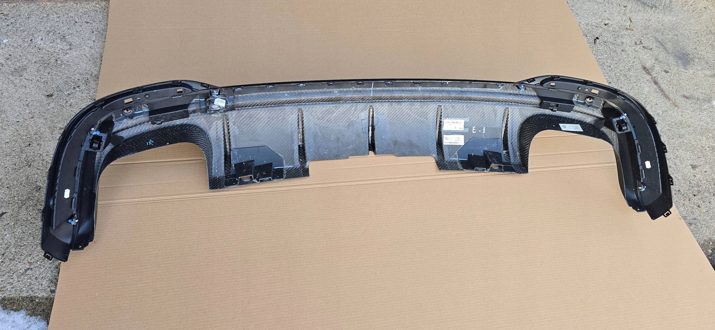 Maserati Grecale Trofeo bumper rear diffuser Carbon