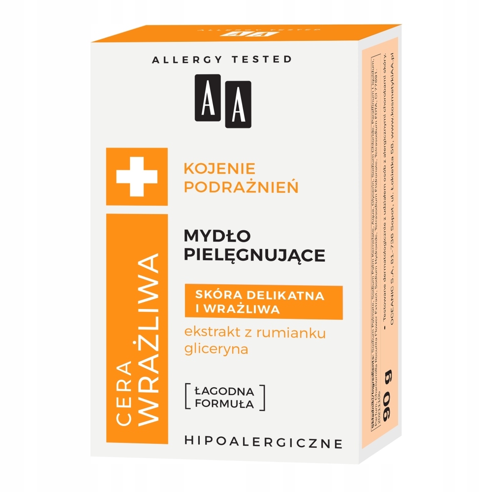 

Aa Cera Wrażliwa mydło do delikatnej skóry 90g
