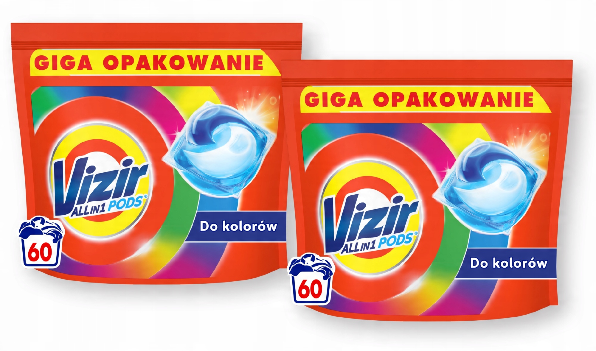 

Vizir Pods Kapsułki do prania Color 120 szt