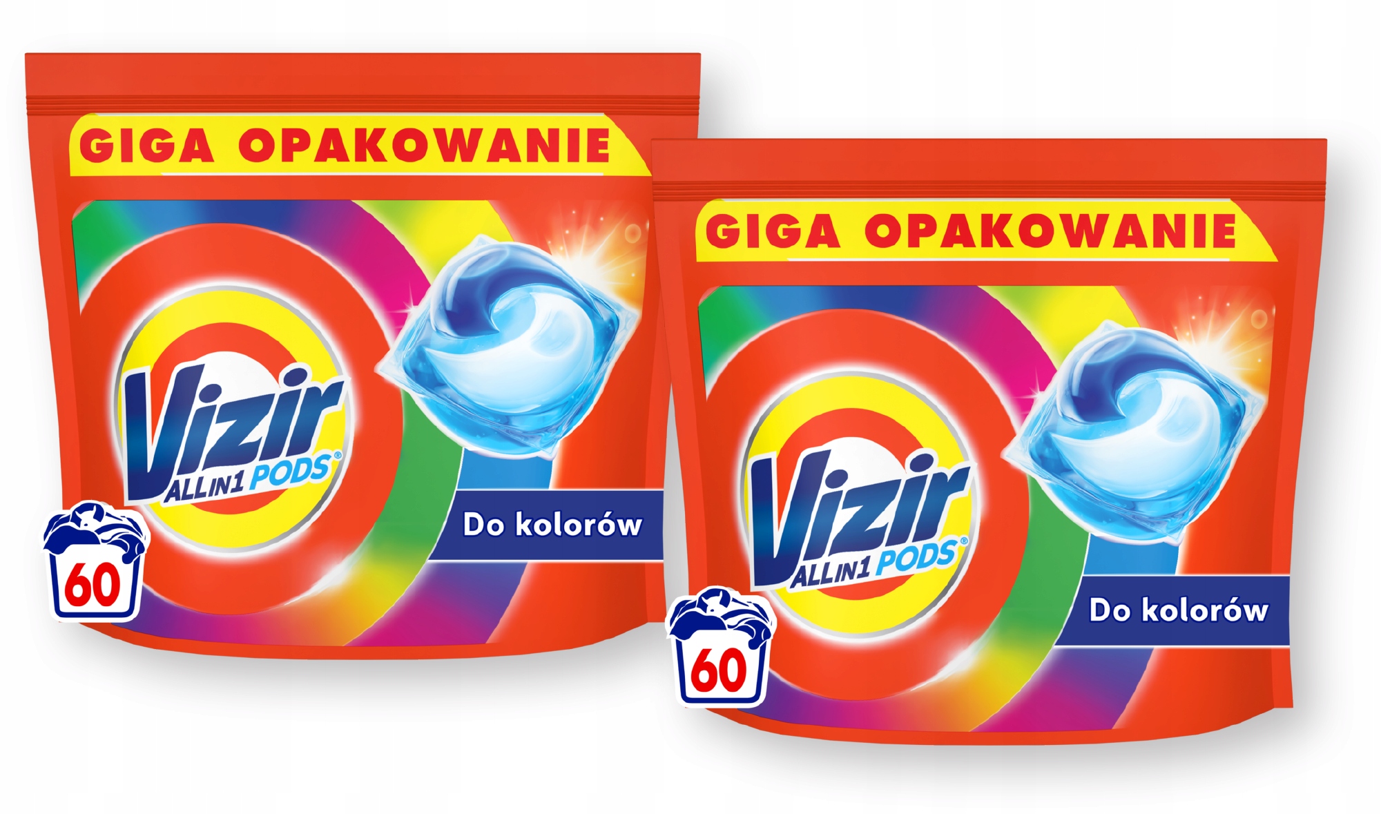 Vizir PODS Kapsułki do prania Color 120 szt