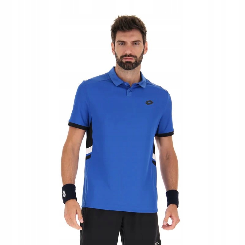 Pánské Tenisové Tričko Lotto Squadra III Polo Men Skydiver Blue 3XL