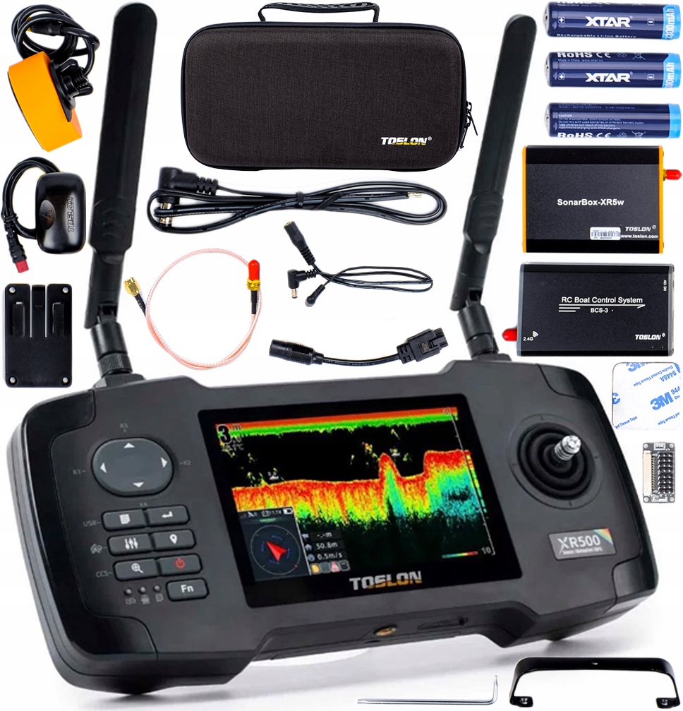 Toslon X-pilot Do Łodzi Zanętowych Gps Autopilot Echosonda XR500