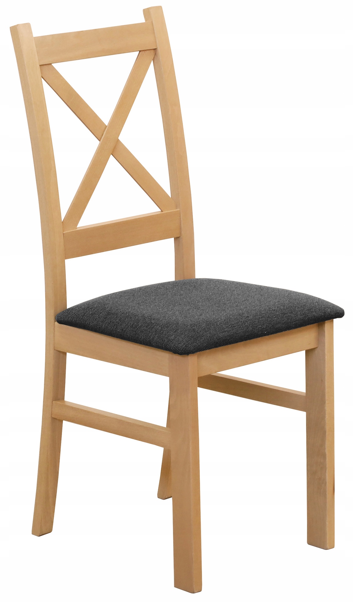 Čalouněná židle do obývacího pokoje kuchyně dřevěná Dub Artisan/Grafit