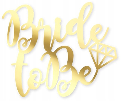 Topper Bride to Be złoty Kod producenta PS-PL039