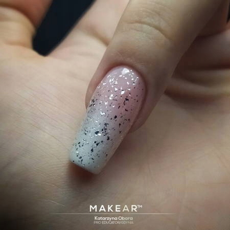 MAKEAR Top No Wipe Silver 8ml Rodzaj glitter