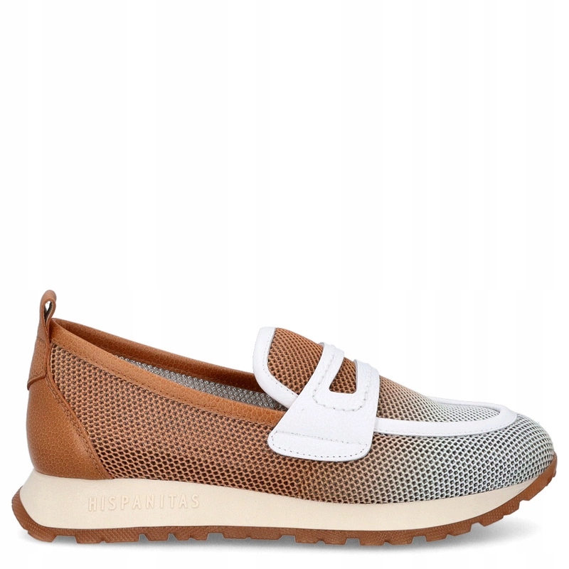 Španělské polobotky Hispanitas BHV254043 Hnědo-bílé 35