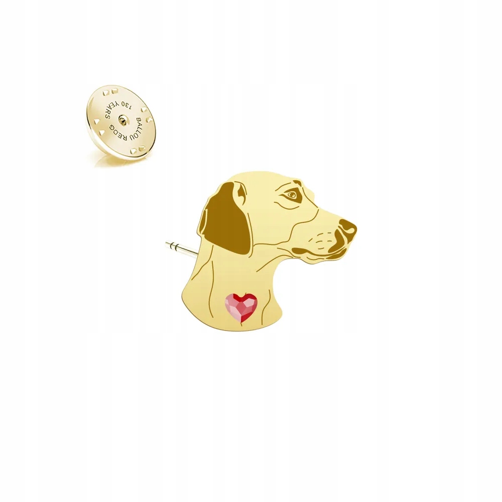 Odznak se psem Harrier 925 Šperky Dárek Žena Dedikace Bonus