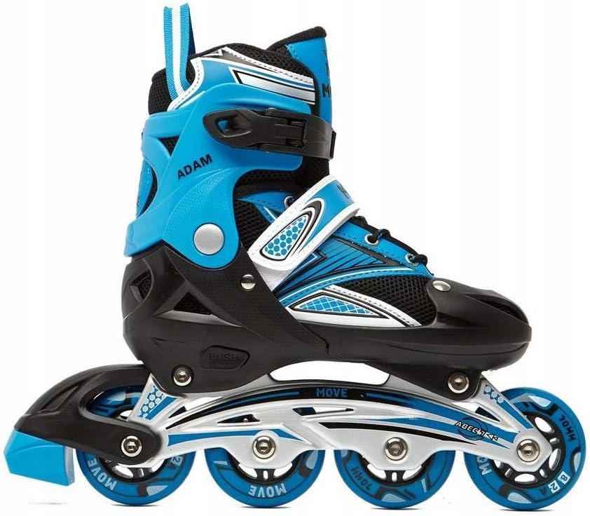 Rolki Regulowane Move Adam 38-41 82A Łożyska ABEC7