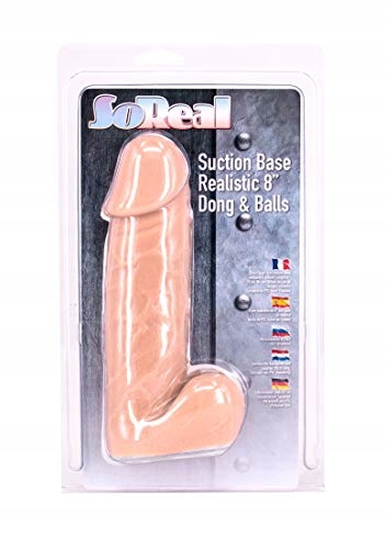 ZBF Realistyczny Dildo 8 Calowy z Przyssawką i Jądra — miniatura 5