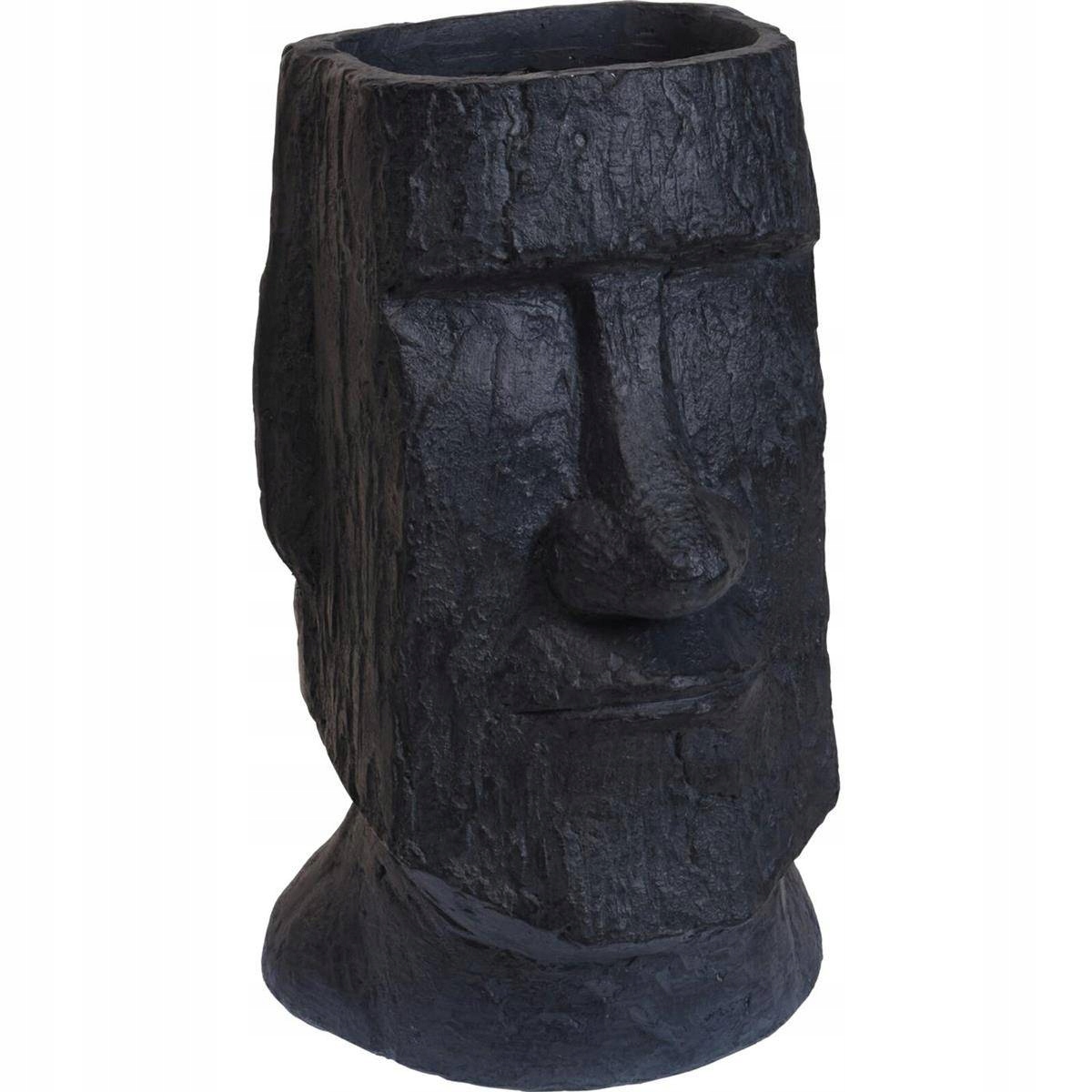 

Duża Donica Głowa Moai szara 43cm Posąg Figurka