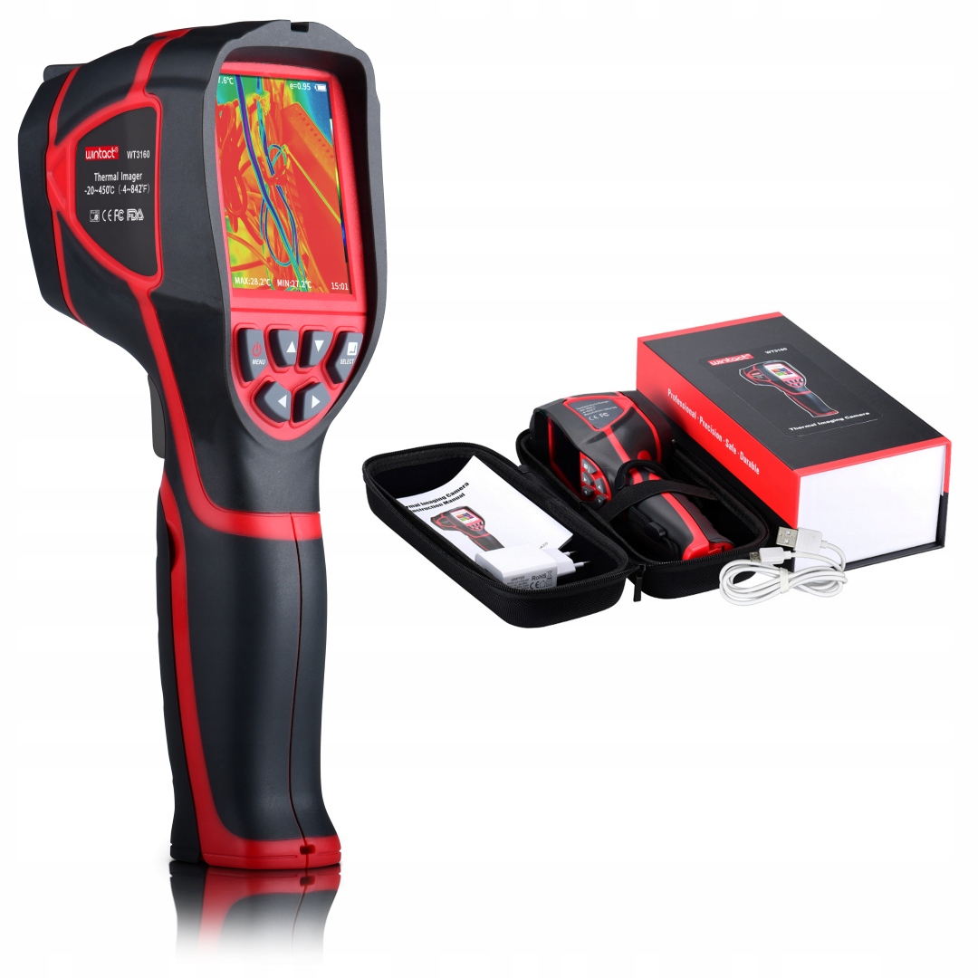 

Kamera Termowizyjna –20 +450 Termodetektor 3GB Usb