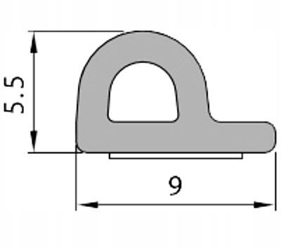 USZCZELKA DO OKIEN, DRZWI, ROLKA, PROFIL P 100 m Marka Metalstyl