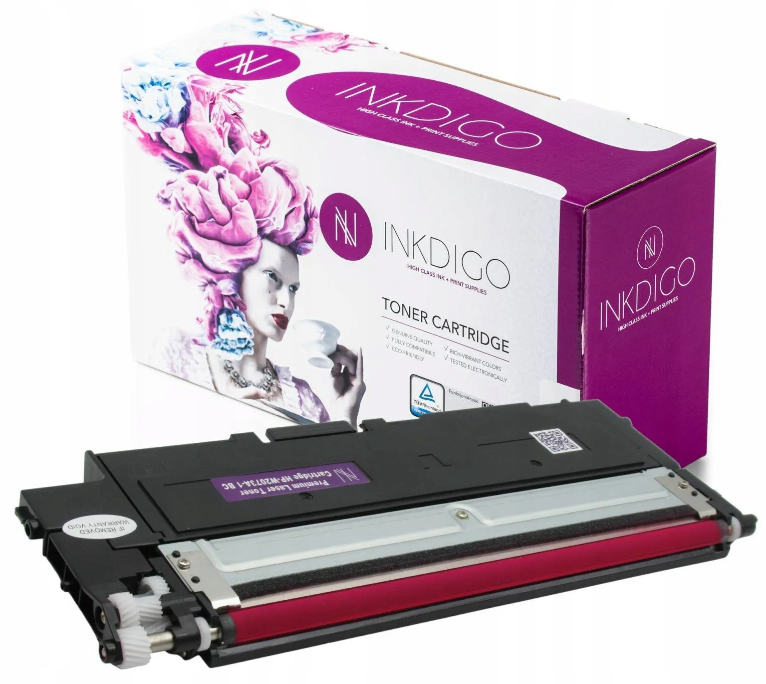 Toner INKDIGO do HP W2073A Magenta chip