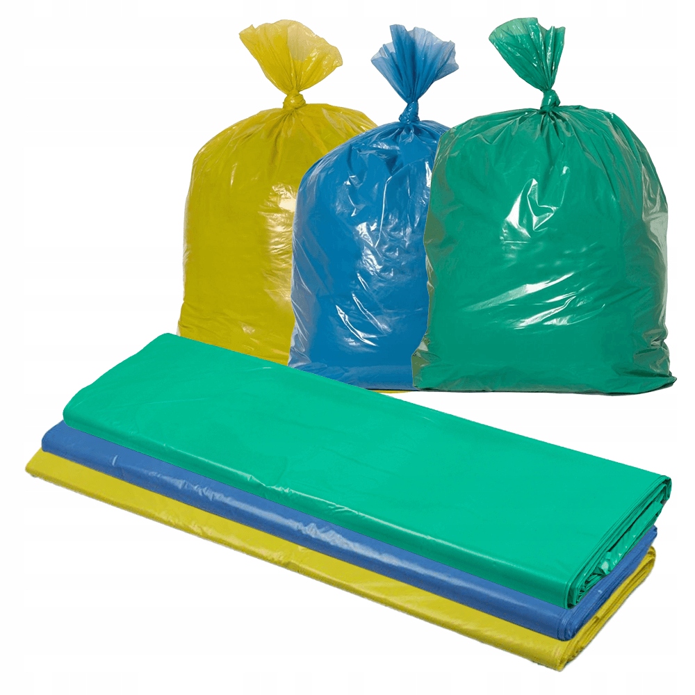 Levně Sáčky Na Třídění Zelené Modré Žluté 3x25