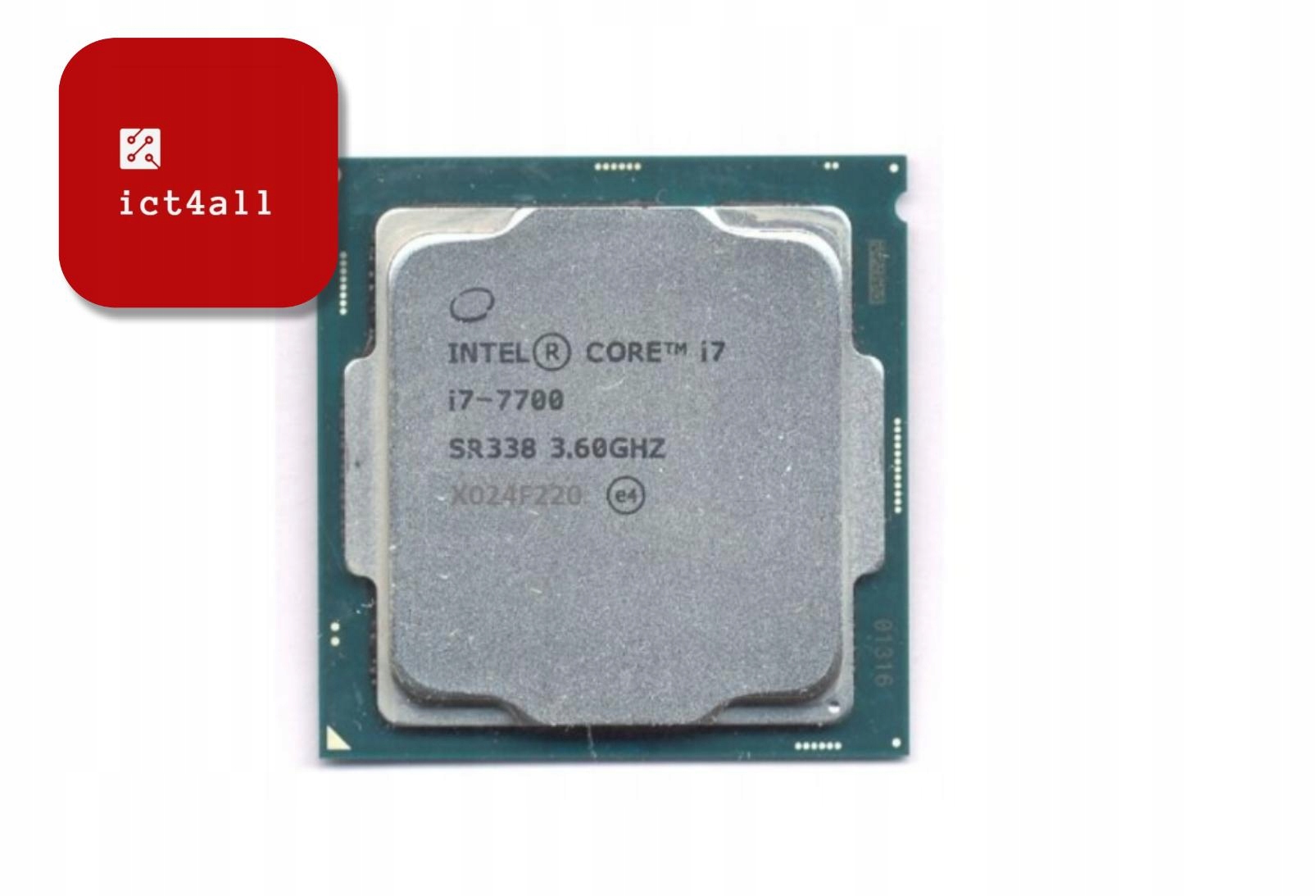 

Procesor Intel Core i7-7700 4 x 3,6 GHz Bulk