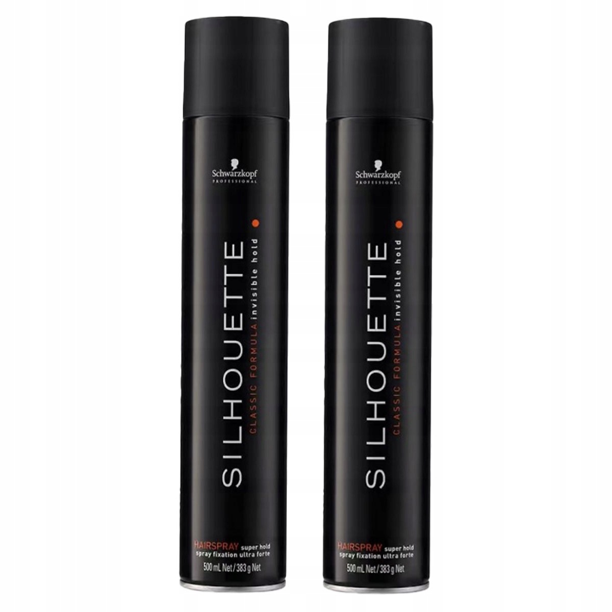 Schwarzkopf Silhouette Classic Hold silný lak Sada 2 x 500 ml