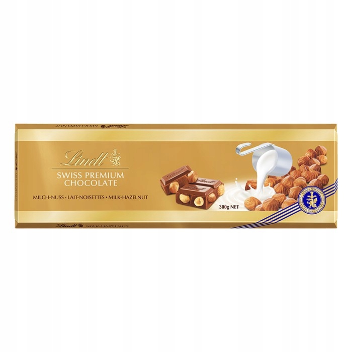 Czekolada mleczna z orzechami Lindt 300 g