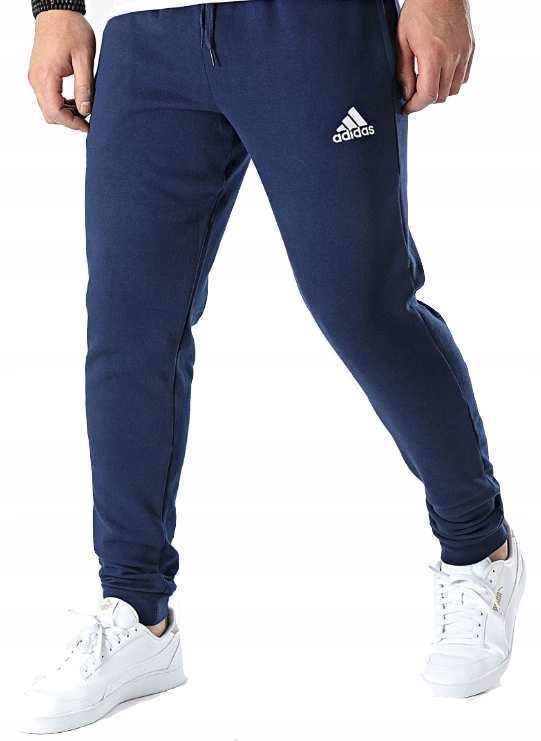 Spodnie dresowe Adidas męskie bawełniane dresy M-Zdjęcie-0