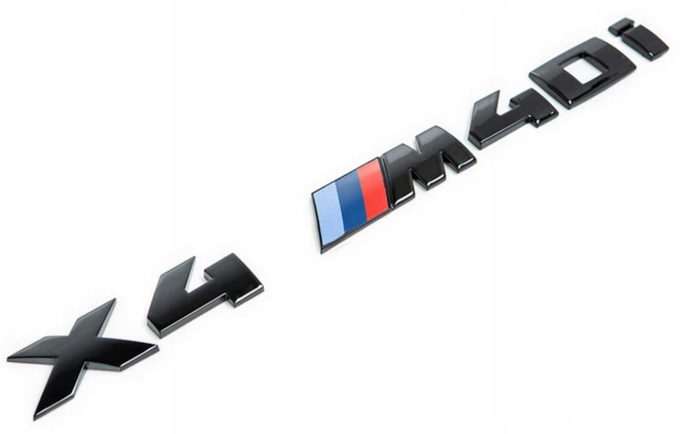 

Bmw G02 X4 M40i emblemat logo znaczek czarny